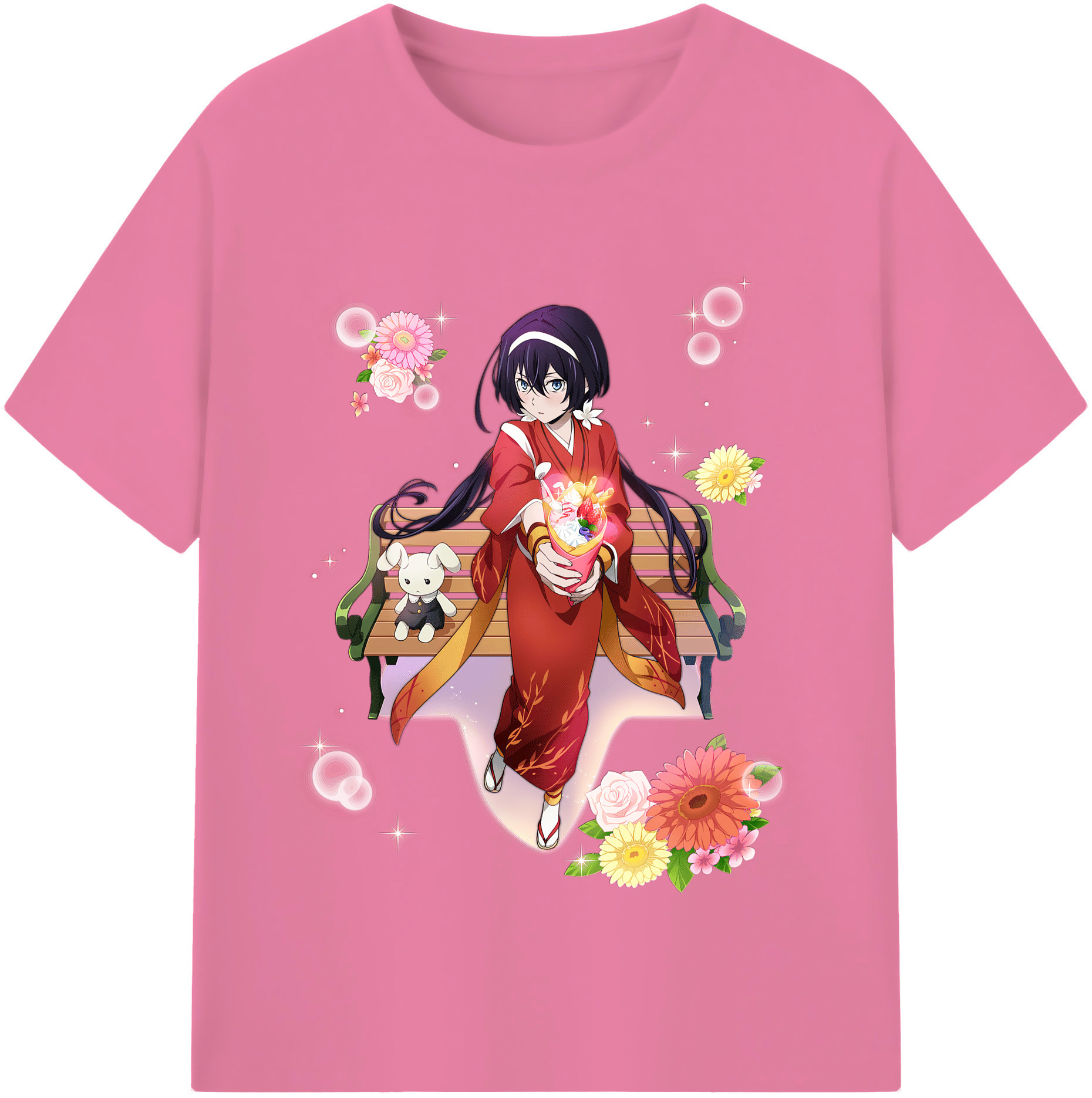 （画像用） 文豪ストレイドッグス Bungo Stray Dogs 綿100％半袖Tシャツ（フロントプリント）